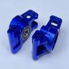 Dhawk Racing CNC Aluminum 7075 Rear Carriers Blue for Traxxas 1/8 Sledge 9552 view 2