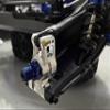 Dhawk Racing CNC Aluminum 7075 Rear Carriers Blue for Traxxas 1/8 Sledge 9552 view 4