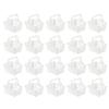 LUOZZY 20Pcs Mini Supermarket Handcarts Tiny Shopping Cart Mini Supermarket Storage Toy Mini Shopping Basket (White) view 1
