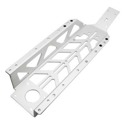 Alloy Main Chassis Lightened fit 1/5 HPI ROVAN KM Baja RV KM 5B 5T 5SC (Silver)