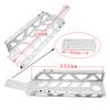 Alloy Main Chassis Lightened fit 1/5 HPI ROVAN KM Baja RV KM 5B 5T 5SC (Silver) view 2