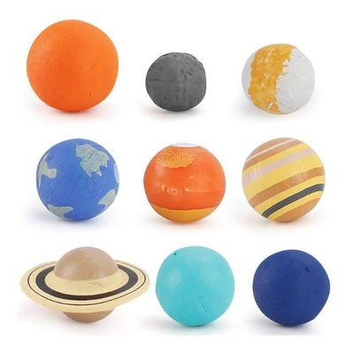 9 Piece Universe Planet Solar System Model Nine Planets Model Solar System Planet Figure Cake Topper Decoration Collection Figure for Astronomy Enthusiast