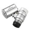 Microscope Accessories Kit Mini 60X Magnifier Microscope Jeweler Loupe Currency with LED Light Microscope Slides view 1