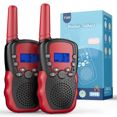 Selieve Outdoor Toys for Kids Ages 4-8, Walkie Talkies for Kids Long Distance 22 Channels 2 Way Radio Interactive Toys Birthday Gifts for 3-12 for Girls and Boys