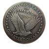 Rare USA United States 1916 USA Standing Liberty Quarter Dollar Restrike Replica Silver Color Coin. Discover Now! view 2