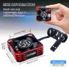 30mm Motor Cooling Fan,28000RPM ESC Cooling Fan,HeatSink for 1/8 1/10 1/12 Scale Car 540 550 Brushless Motor (Red) view 3