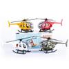 Alloy Mini Helicopters Model Toy - Police, Fire, Engineering Work, Military Helicopter - Diecast Helicopters with Spinning Propellers, Birthday Party Favors for Kids view 3