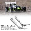 SUNGOOYUE 2Pcs RC Front Drive Shaft, Universal Stainless Steel Drive Shaft Remote Control Car Model Accessory for Slash 4x4 Rustler view 3