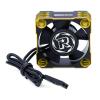 30mm RC Motor Cooling Fan,28000RPM ESC Cooling Fan for 1/8 1/10 1/12 Scales RC Car 540 550 Brushlees Motor (Black Gold) view 1