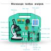 Microscope Accessories Kit Microscope Set with Accessories Kit 100X-1200X Biological Science Microscope Slides view 2