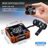 30mm RC Motor Cooling Fan 28000RPM ESC Cooling Fan Rc Model Heatsink Fan for 1/8 1/10 1/12 Scale RC Car 540 550 Blushless Motor (Orange) view 3