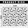 Maitys 12 Pcs Cow Tablecloth 54 x 108 Inch Cow Table Cloths for Parties Cow Tablecloth Cow Party Supplies Disposable Plastic Rectangular Table Cover for Farm Animal Birthday, Black and White view 2