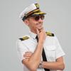 SGBETTER 8 Pieces Captain Hats Adjustable White Sailors Navy Marine Admiral Caps for Yacht Theme Party Costume Accessory (Style 3) view 4