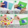 chiazllta 30 Packs Valentine's Day Crafts Holiday Picture Frame Paper Craft Kits for Kids DIY Picture Foam Frame Art Crafts Xmas Holiday Kindergarten Preschool School Classroom Activities Games view 4
