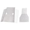 AllinRC Stainless Steel Chassis Guard & Skid Plate Guard Armors Frame Protector for Tamiya CC01 Upgrades view 2