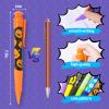 Shemira Halloween Party Favor for Kids, 24 Pcs Jumbo Pen in 6 Assorted Halloween Theme Designs for Trick or Treating,Goodie Bag Filler,Miniatures, School Classroom Rewards view 4
