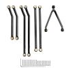 AllinRC High Clearance Chassis Links Front 4 Links Set for SCX24 Gladiator AXI00005 Axial 1/24 RC Crawler Car Upgrades, 8pcs (Black) view 3