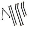 AllinRC High Clearance Chassis Links Front 4 Links Set for SCX24 Gladiator AXI00005 Axial 1/24 RC Crawler Car Upgrades, 8pcs (Black) view 4