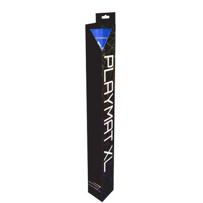 BCW Spectrum XL Playmat with Stitched Edging - Blue | Essential Card Game Accessory for Tabletop Gaming, TCG, and MTG | Ultimate Gaming Experience