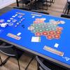 BCW Spectrum XL Playmat with Stitched Edging - Blue | Essential Card Game Accessory for Tabletop Gaming, TCG, and MTG | Ultimate Gaming Experience view 4