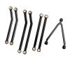 AllinRC High Clearance Chassis Links Set for SCX24 Bronco JLU C10 AXI00001 AXI00002 Axial 1/24 RC Crawler Car (Black) view 3