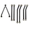 AllinRC High Clearance Chassis Links Set for SCX24 Bronco JLU C10 AXI00001 AXI00002 Axial 1/24 RC Crawler Car (Black) view 4