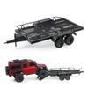 NHX RC 1/10 Full Size HD Metal 4-Wheel Trailer KIT w/LED :TRX-4 SCX10 GEN8 view 2