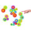 Fun Express Magnetic Gear Building Toys 22 Pieces - Educational STEM Learning Toys for Kids Ages 4-8 | Spinning Gears for Refrigerator Magnets & Whiteboard | Multicolor Engineering Science Kit Set view 2