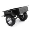 NHX RC Heavy Duty Metal Leaf Spring 2-Wheel Trailer - Black view 4