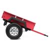 NHX RC Heavy Duty Metal Leaf Spring 2-Wheel Trailer - Red view 4