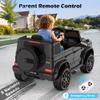 ANPABO Licensed Mercedes-Benz G63 Car for Kids, 12V Ride on Car w/Parent Remote Control, LED Headlights, Music Player/Bluetooth & Horn, Soft Start, Low Battery Prompt, Kids Electric Car, Black view 3