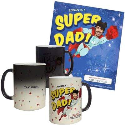 I See Me! Super Dad Personalized Story, (Gift Set)