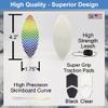 Shaka Minis Finger Skimboard | Finger Surfboard - Skim and Surf The Wind, Waves and Almost Anywhere (Roy G BIV) view 3