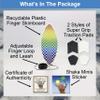 Shaka Minis Finger Skimboard | Finger Surfboard - Skim and Surf The Wind, Waves and Almost Anywhere (Roy G BIV) view 4