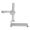 Lab Microscope Slides Aluminum Alloy Microscope Stand, Mini Foothold Table Frame Microscope Parts (Color : Silver) view 2