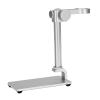 Lab Microscope Slides Aluminum Alloy Microscope Stand, Mini Foothold Table Frame Microscope Parts (Color : Silver) view 3