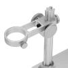 Lab Microscope Slides Aluminum Alloy Microscope Stand, Mini Foothold Table Frame Microscope Parts (Color : Silver) view 4