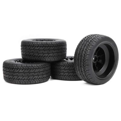 4pcs RC Tires Replacement for 1/10 Slash, 4.3inch Diameter RC Short Course Truck Tire, RC Crawler Tires,Tyre Wheel, RC Accessory
