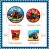 60 PCS Monster Trucks Birthday Decoration Monster Trucks Party Supplies Monster Trucks Party Plates and Napkins Monster Trucks Birthday Banner view 3