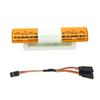 Rc Flashing Lights Car Model Led 360 Degrees Rotate Police Light Strobe Lamp for Rc Truck, Rc Car Strobe Light, Rc Car Led Rotate Lamp, Rc Car Accessories, Orange view 1