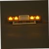 Rc Flashing Lights Car Model Led 360 Degrees Rotate Police Light Strobe Lamp for Rc Truck, Rc Car Strobe Light, Rc Car Led Rotate Lamp, Rc Car Accessories, Orange view 3