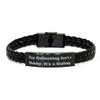 Funny Toy Collecting Braided Leather Bracelet, Toy Collecting Isn't a Hobby. It's a Calling, Fun for Friends, Holiday view 1
