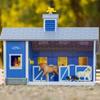 Breyer Horses Breyer Farms Home at The Barn Playset | 10 Piece Playset | 1 Stablemates Horses Included | 15" L x 4" W x 10" H | 1:32 Scale | Model 59241 , Blue view 4