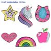 Breyer Horses Paint and Wear Enamel Pins Craft Set | Pins, Paints, Glitter & Rhinestones | Includes 12 Enamel Pins | Model #4240 view 3