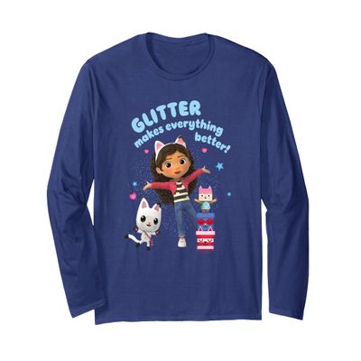 Gabby's Dollhouse Glitter Makes Everything Better Long Sleeve T-Shirt