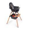 Childhome Evolu One.80 High Chair Mesh Storage Basket, Storage Bin, High Chair Storage Solution, Anthracite view 3
