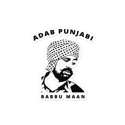 Babbu maan Stickers adab Punjabi Singer