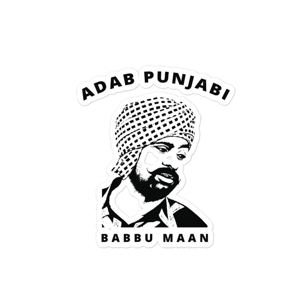 Babbu maan Stickers adab Punjabi Singer