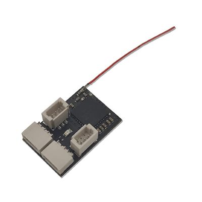 FEICHAO Ma-RX42-D/D+ Receiver 5CH (Compatible with DSM-X/2) Built-in ESC MicroRX/TELEM Upgrade-Monitor Battery Voltage Receiver Working Voltage and Signal Strength in Real Time (5CH TELEM)