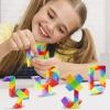 30 Pack Medium Snake Cube Fidget Toys Goodie Bag Stuffers for Kids, Treasure Box Toys for Classroom, Twist Puzzle for Party Favors, Birthday, Back to School Gifts, Stocking Stuffers for Kids view 4